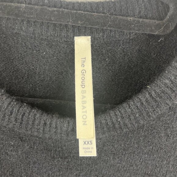 Aritzia The Group Babaton Black Alpaca-Blend Black Sweater Womens Size XXS - Picture 3 of 10